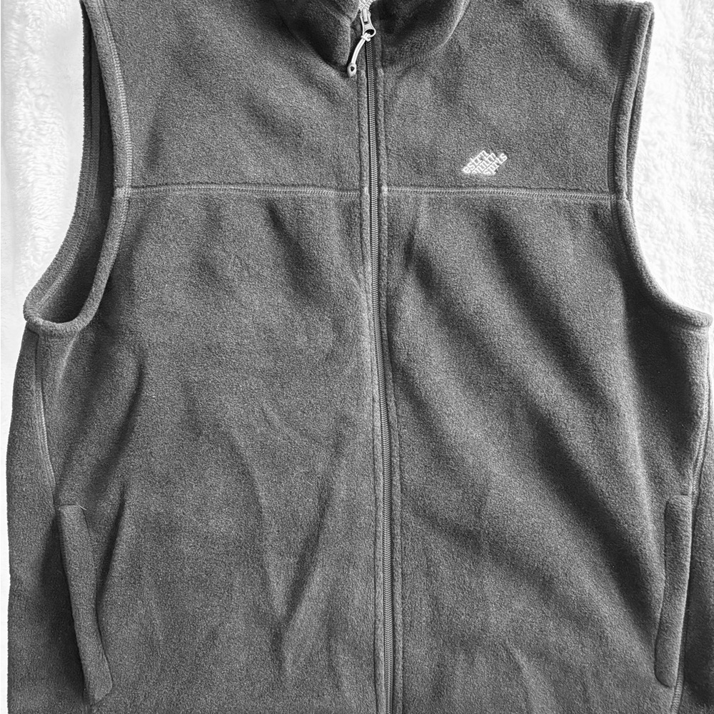 Gray Fleece Vest